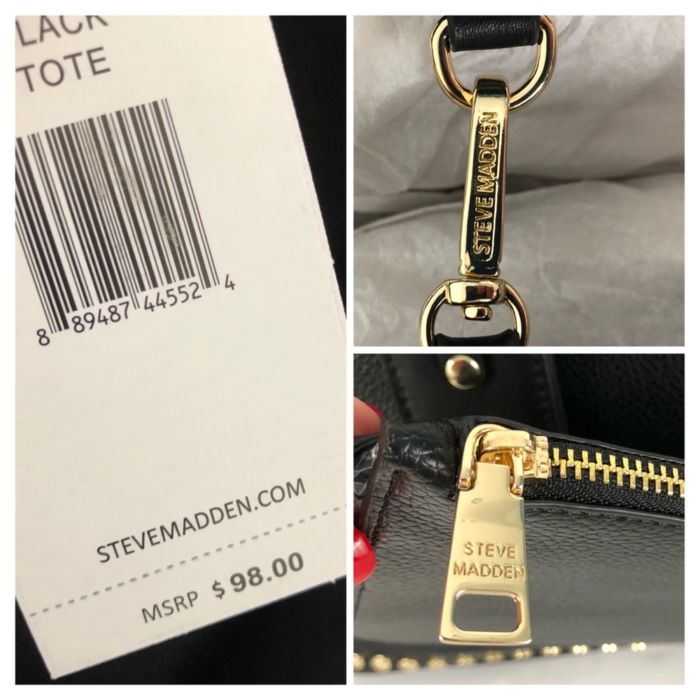 NEW🌟STEVE MADDEN Studded Tote - Picture 4 of 8